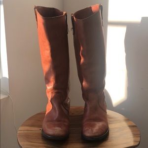 Madewell Archive Riding Boots in Brown